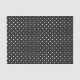 Seamless black and white polka dot pattern  薄葉紙