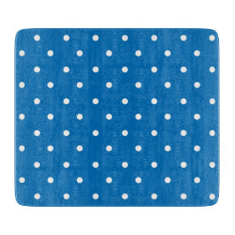 Seamless blue background polka dot pattern  カッティングボード