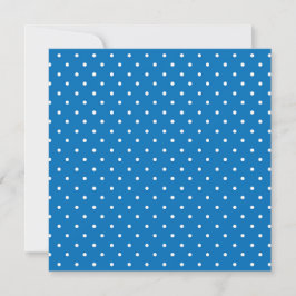 Seamless blue background polka dot pattern  サンキューカード