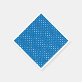Seamless blue background polka dot pattern  スタンダードカクテルナプキン (角)