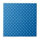Seamless blue background polka dot pattern  タイル (正面)