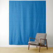 Seamless blue background polka dot pattern  タペストリー (インサイチュ)