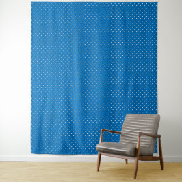 Seamless blue background polka dot pattern  タペストリー