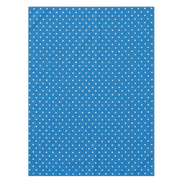 Seamless blue background polka dot pattern  テーブルクロス