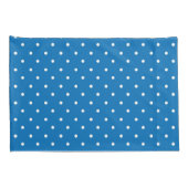 Seamless blue background polka dot pattern  枕カバー (裏面-右)