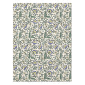 Seamless blue, yellow, and white floral pattern  テーブルクロス (正面)