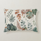 Seamless boho botanical pattern Flowers  アクセントクッション (正面)