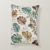 Seamless boho botanical pattern Flowers  アクセントクッション (裏面(縦))