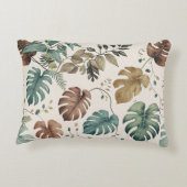 Seamless boho botanical pattern Flowers  アクセントクッション (裏面)