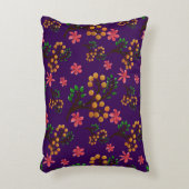 Seamless botanical pattern with cute fruit branch  アクセントクッション (正面(垂直))