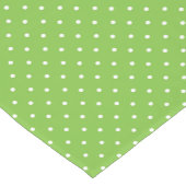 Seamless  bright lime polka dot pattern  ショートテーブルランナー (コーナー)