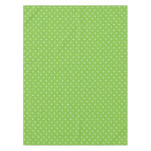 Seamless  bright lime polka dot pattern  テーブルクロス (正面)