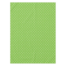 Seamless  bright lime polka dot pattern  テーブルクロス