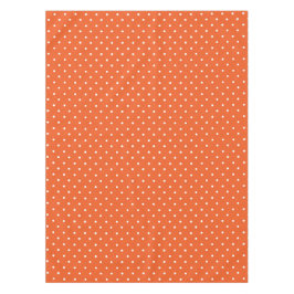Seamless  bright orange background polka dot テーブルクロス