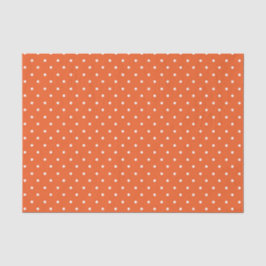 Seamless  bright orange background polka dot 薄葉紙