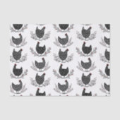 Seamless chicken pattern 薄葉紙 (正面)