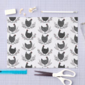 Seamless chicken pattern 薄葉紙 (クラフト)