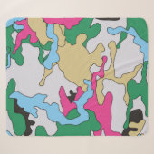 Seamless colorful camouflage background pattern. C シェルパブランケット (正面(横))
