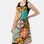 Seamless colorful patchwork tile with Islam, Arabi エプロン (インサイチュ)