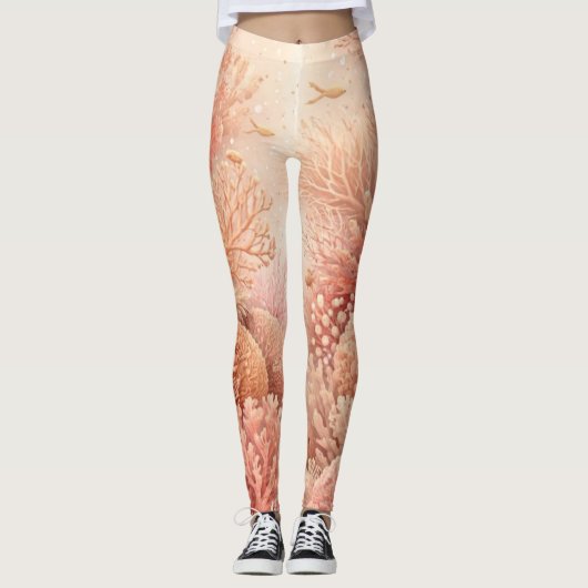 ​Seamless Coral Reef Mysticism  レギンス (正面)