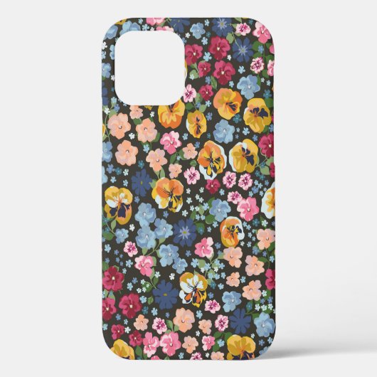 Seamless decorative elegant pattern with cute flow Case-Mate iPhoneケース (裏面)