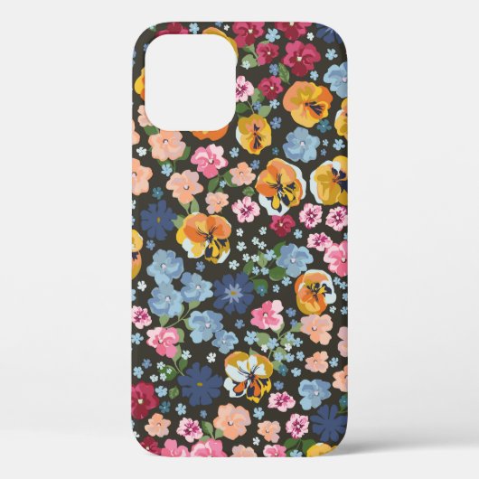 Seamless decorative elegant pattern with cute flow Case-Mate iPhoneケース (裏面)