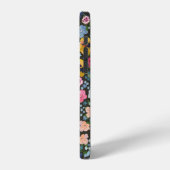 Seamless decorative elegant pattern with cute flow iPhoneケース (左側面)