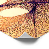 Seamless Electric Abstract Schematic Wallpaper ポスター (角)