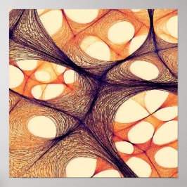 Seamless Electric Abstract Schematic Wallpaper ポスター