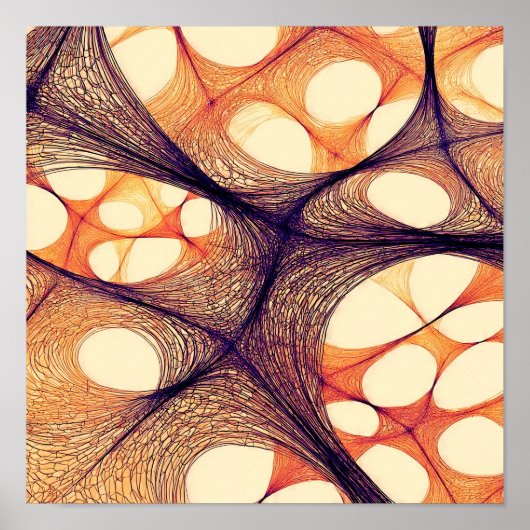 Seamless Electric Abstract Schematic Wallpaper ポスター (正面)