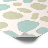 Seamless Eroded Patina Object Tiling Pattern ポスター (角)