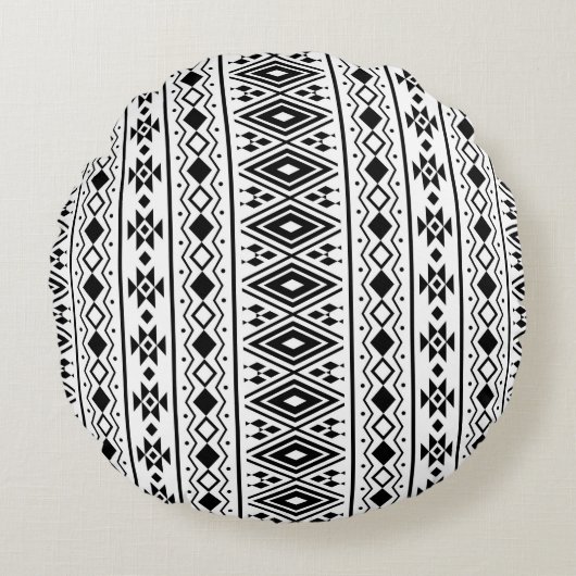 Seamless Ethnic pattern design vintageabstract, am ラウンドクッション (正面)