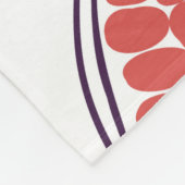 Seamless fashion pattern of pomegranate fruit, hal フリースブランケット (角)