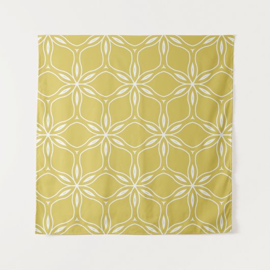 Seamless floral geometric patterns. Texture vintag タペストリー (正面)
