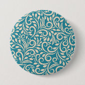 Seamless floral pattern 缶バッジ (正面)