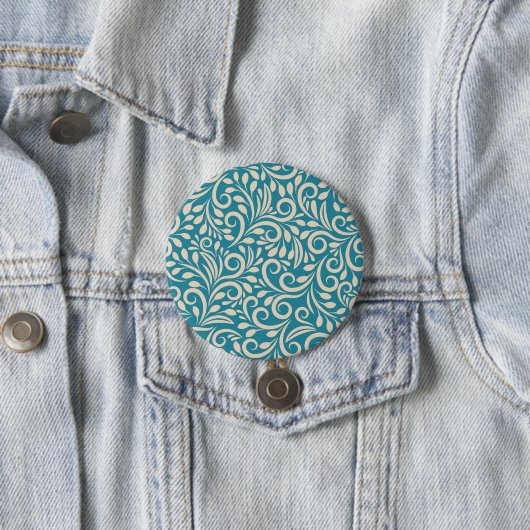 Seamless floral pattern 缶バッジ (インサイチュ)