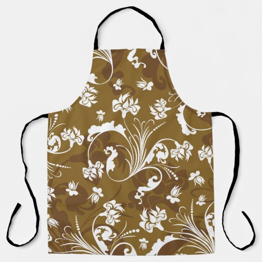 Seamless floral pattern. abstract,art,background,b エプロン (正面)