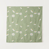Seamless floral pattern background with cosmos flo タペストリー (正面)