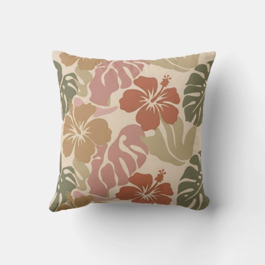 Seamless Floral Pattern – Elegant Botanical Design クッション (裏面)