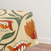 Seamless floral pattern in beige background テーブルクロス (インサイチュ)