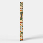 Seamless floral pattern in beige background Case-Mate iPhoneケース (裏面 / 右)