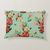 Seamless floral pattern in victorian style. Bouque アクセントクッション (裏面)