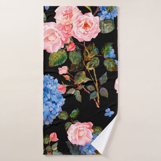 Seamless floral pattern in victorian style. Bouque バスタオル (バスタオル)