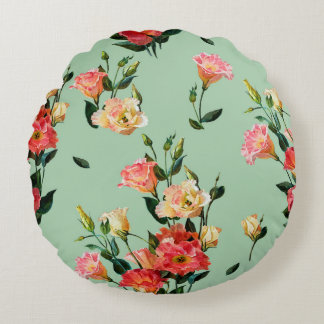 Seamless floral pattern in victorian style. Bouque ラウンドクッション