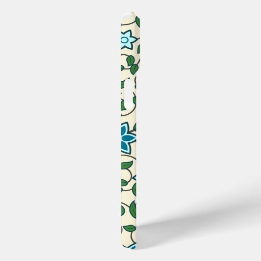 Seamless floral pattern on beige background Case-Mate iPhoneケース (裏面 / 右)