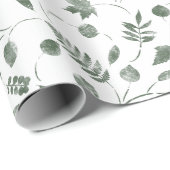 seamless floral pattern with leaves ラッピングペーパー (ロールコーナー)