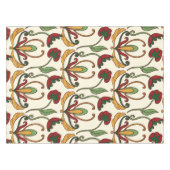 Seamless floral pattern with red and yellow  テーブルクロス (正面(横))