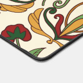 Seamless floral pattern with red and yellow  デスクマット (コーナー)