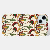 Seamless floral pattern with red and yellow  Case-Mate iPhoneケース (裏面 (横))