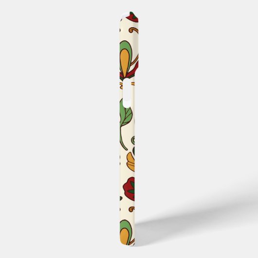 Seamless floral pattern with red and yellow  Case-Mate iPhoneケース (裏面 / 右)
